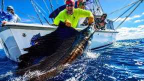 FOUR Hours of Saltwater Fishing for Tuna, Mahi, Snapper, Grouper & Sailfish (UNCUT Offshore Fishing)