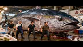 Fresh Tuna Seafood Preparation with Traditional Technique 🌊🐠